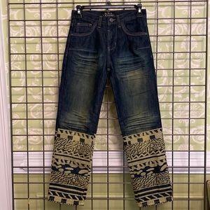 Black Lacquer dark denim jeans